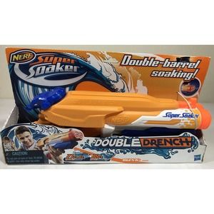 Nerf Super Soaker Double Drench Double Barrel Blaster Summer Toy